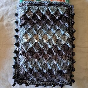 Galaxy Kindle Paperwhite Sleeve: Crocheted Dragon Scale Book Sleeve