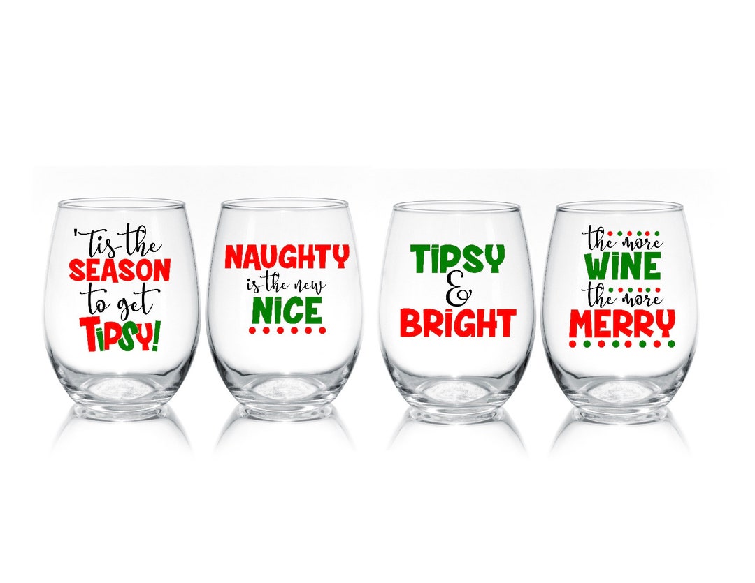 Christmas Stemless Wine Glasses holiday Stemless Wine Glasses stemless Christmas stemless wine glasses holiday stemless wine glasses stemless