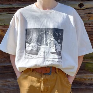 the magnus archives double-sided block printed t-shirt