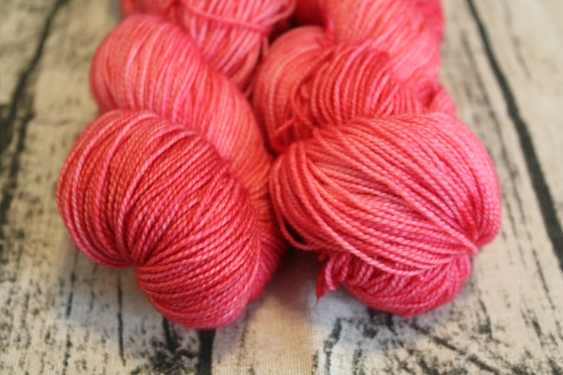 Hand Dyed Tonal 8020 Sock Yarn Mermaid Hair Full Hank Ready to Ship