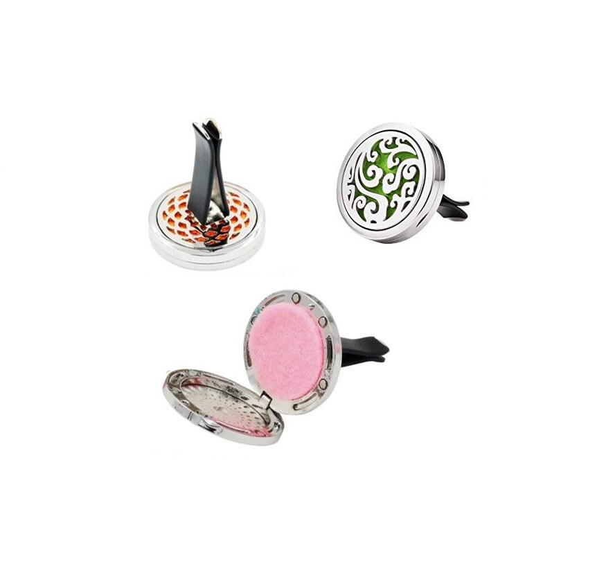 Car Air Vent Clip Diffuser (3 of 4) With 5 Felt Pads, Fragrance Oil and ...