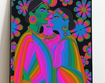 Flourish Original Indian Pop Art Print