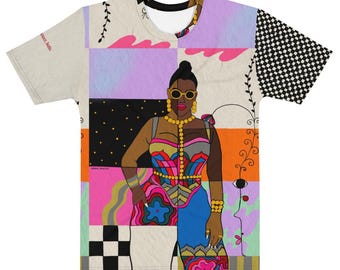 Indian Pop Art T-Shirt – Badtameez Beti Bloom, Desi Graphic Tee