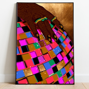 Disco Wali Original Indian Pop Art Print