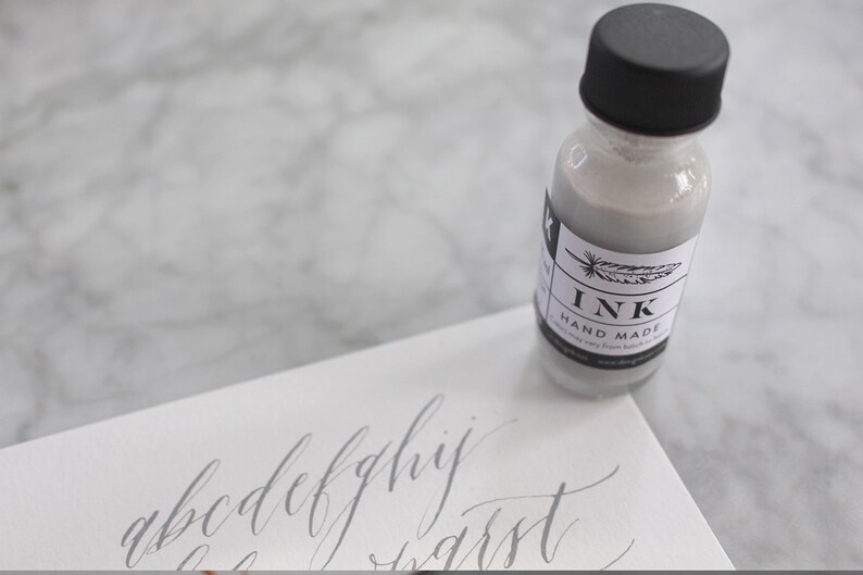 Taupe Calligraphy Ink | Handmade Dip Pen Ink (15ml) - Etsy