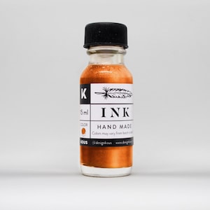 Metallic Kupfer Kalligraphie Tinte | Kalligraphie-Kit | Kalligraphietinte | Moderne Kalligraphie-Tusche | Kupferdruck Kalligraphie Tinte