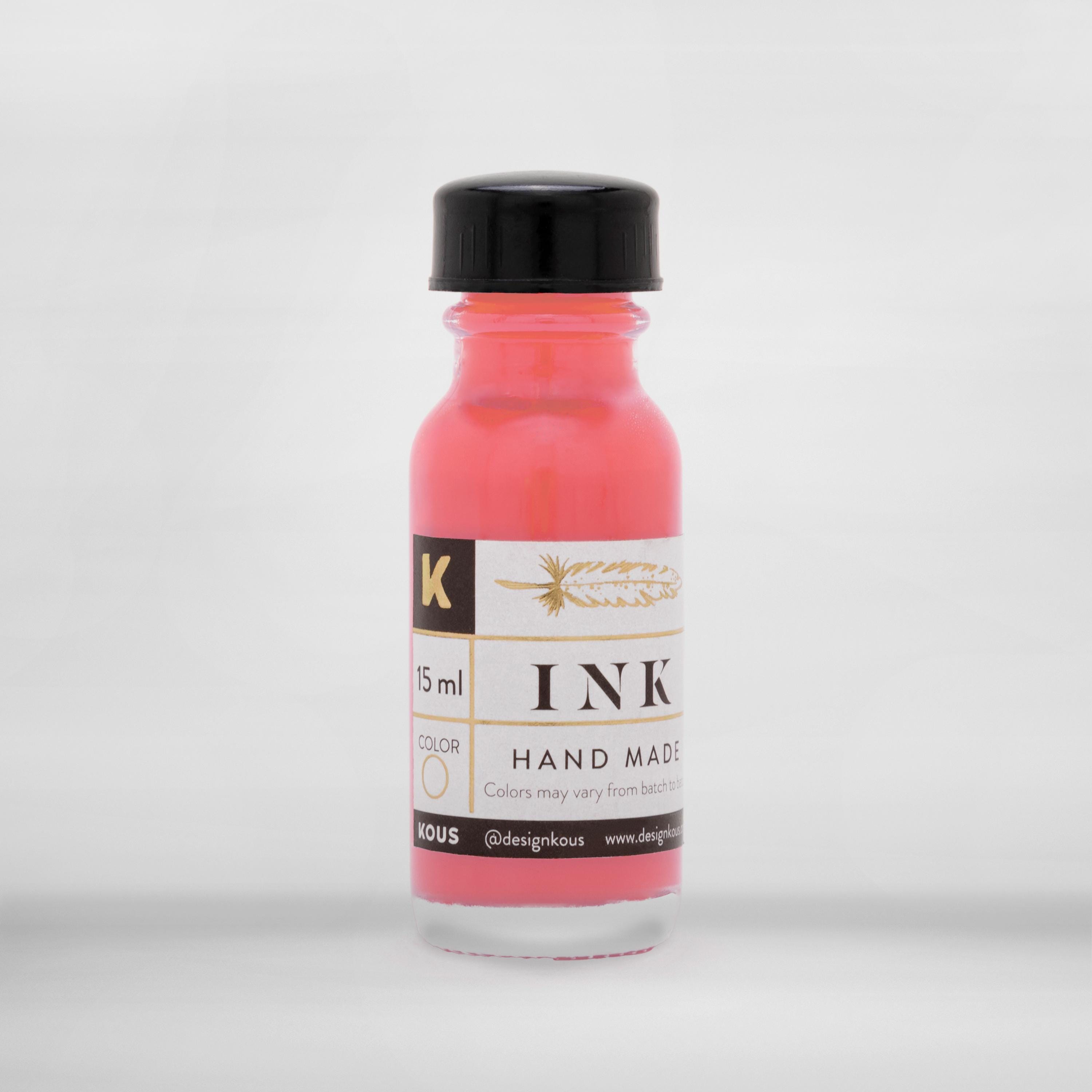 Coral Calligraphy Ink | Calligraphy Kit | Handmade Calligraphy Ink ...