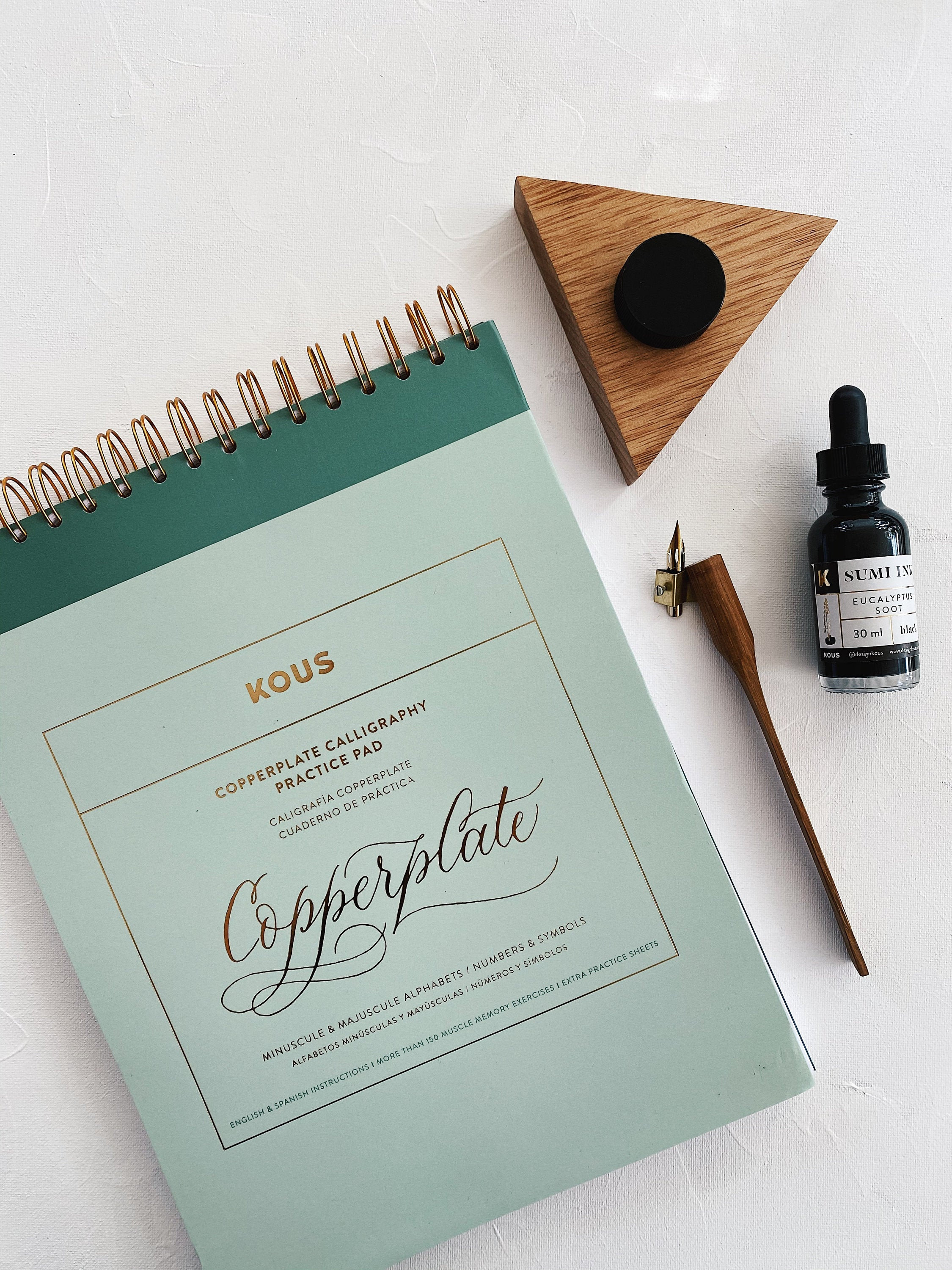Copperplate Calligraphy practice workbook