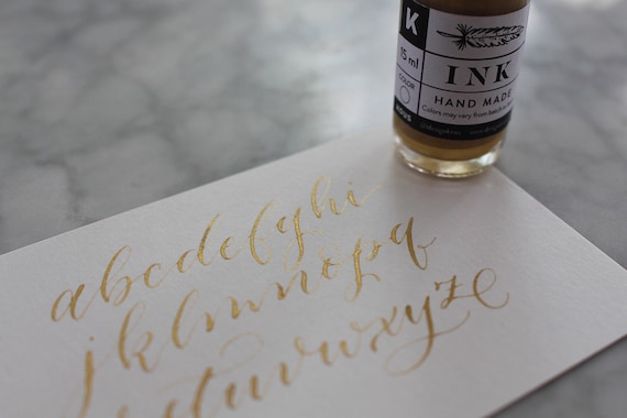 Calligraphy Gold Ink Calligraphy Gold Ink