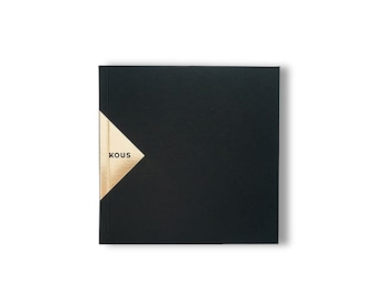 Calligraphy notepad with black pages