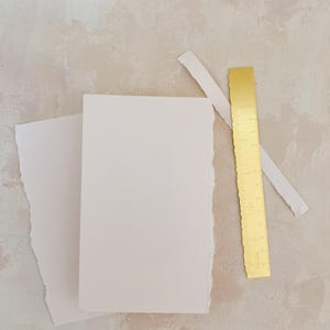 Golden Deckle Ruler Metallic