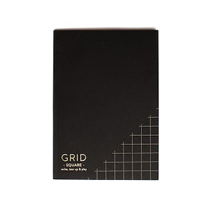 Pounced Grid Papier Notizblock - quadratisches Gitter