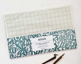 Universal Calligraphy Practice Pad  - Tabloid size