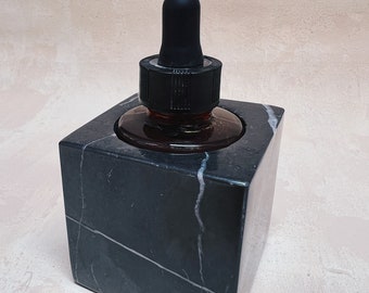 Black Marble Inkwell