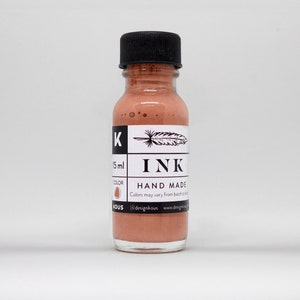 Inchiostro per calligrafia in terracotta / Kit per calligrafia / Inchiostro per calligrafia fatto a mano / Inchiostro per calligrafia moderna / Inchiostro per penna a immersione / Inchiostro per calligrafia su lastra di rame