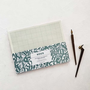 Cuaderno de práctica de caligrafía universal (tamaño carta)
