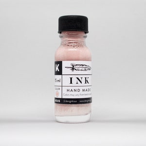Blush Calligraphy Ink | Calligraphy Kit | Handmade Calligraphy Ink | Modern Calligraphy Ink | Dip Pen Ink | Copperplate Calligraphy Ink