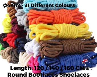 Shoelaces Round Colourful Multi Coloured Bootlace Sneaker Boot shoe laces Unisex