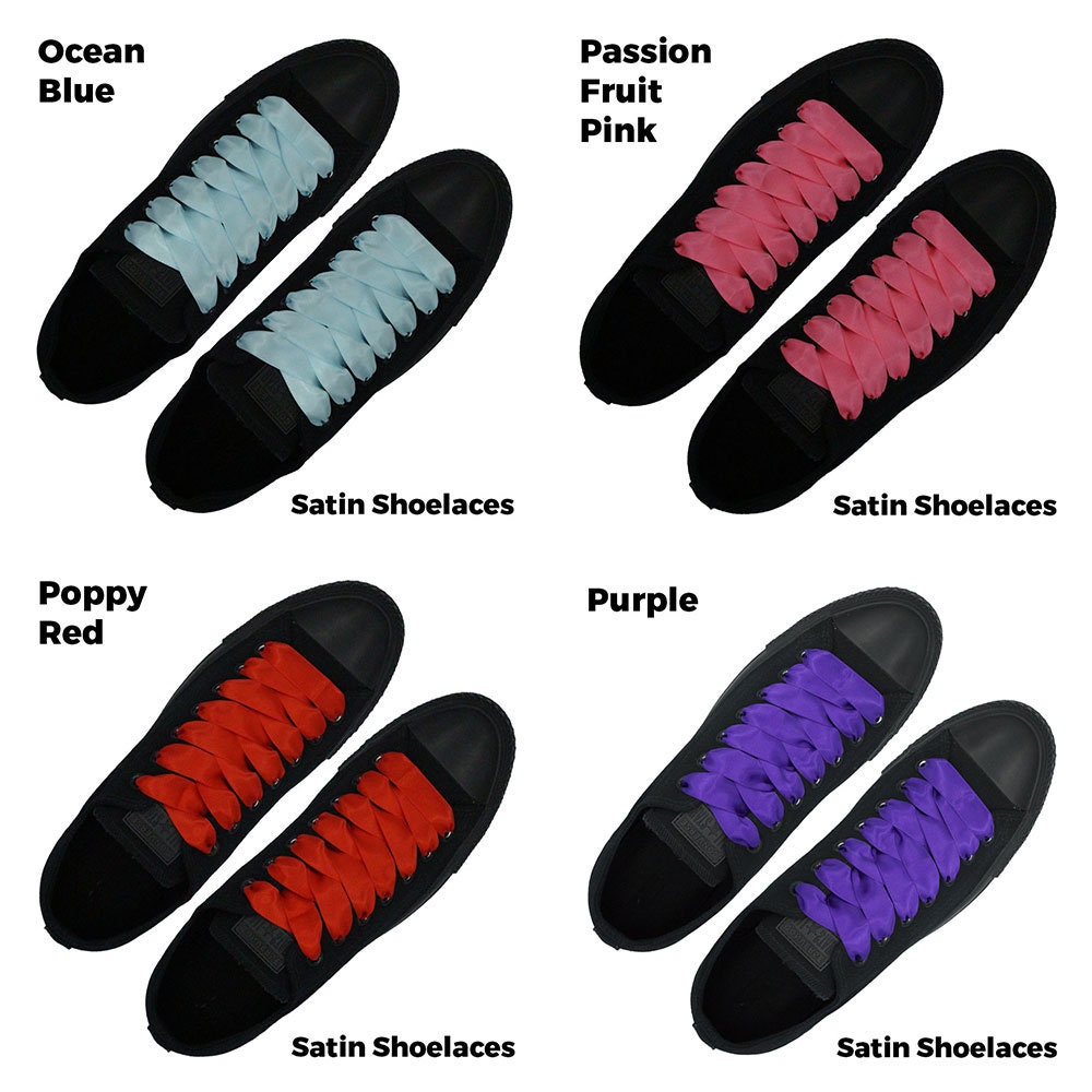 satin shoe laces
