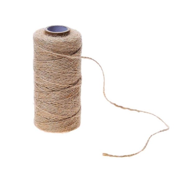 10m Burlap Rope Lace Ribbon DIY Craft Jute Twine Cord Wedding Party Home Decor