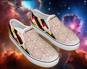 WAVEMAKO Nuclei Fury Men's Slip On Sneakers
