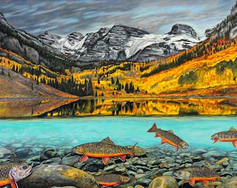 Autumn Splendor (Newest Work) 17 x 28 limited fine art print