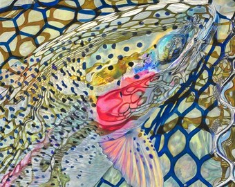 Mirrored Rainbow 25 x 25 (newest arrival) limited edition fine art print