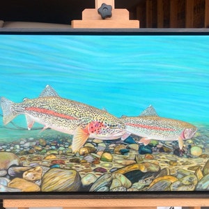 Rainbow Patrol 25x 17.5 framed canvas (Print On Demand 1-2 weeks)