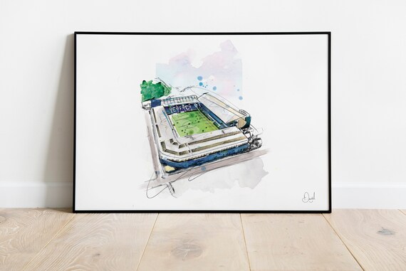Everton Goodison Park Football Ground Art Print Etsy