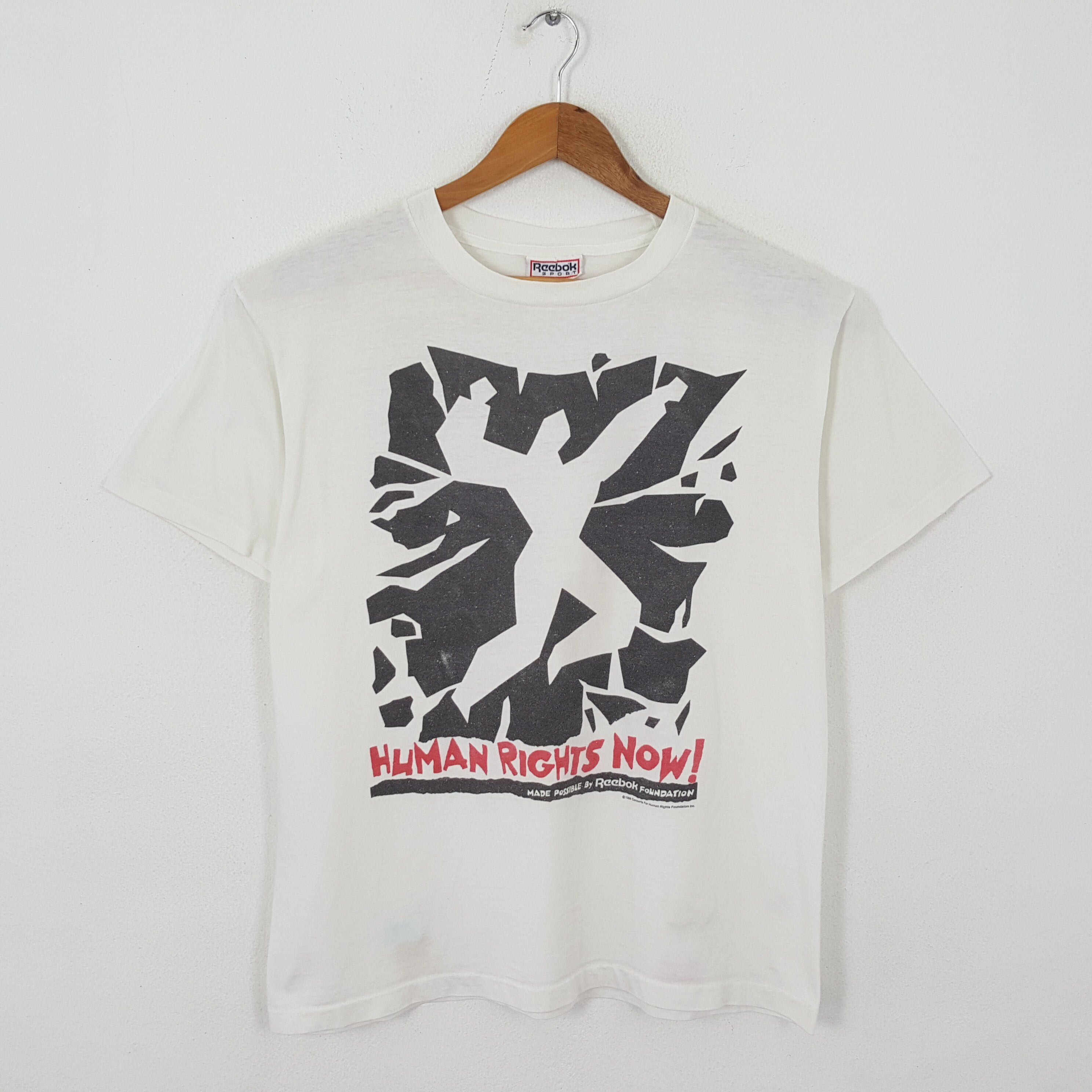 Vintage 90's Human Right Now REEBOOK Sportwear T-shirts - Etsy Canada