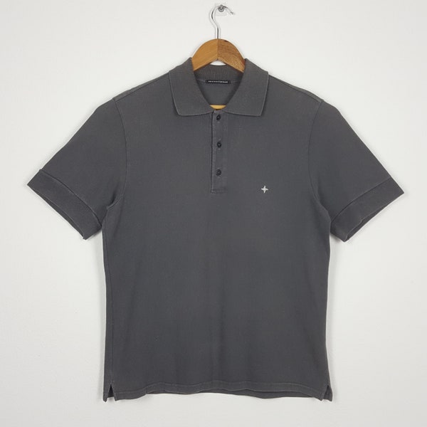 Vintage Stone Island Klein Logo Polo Shirt