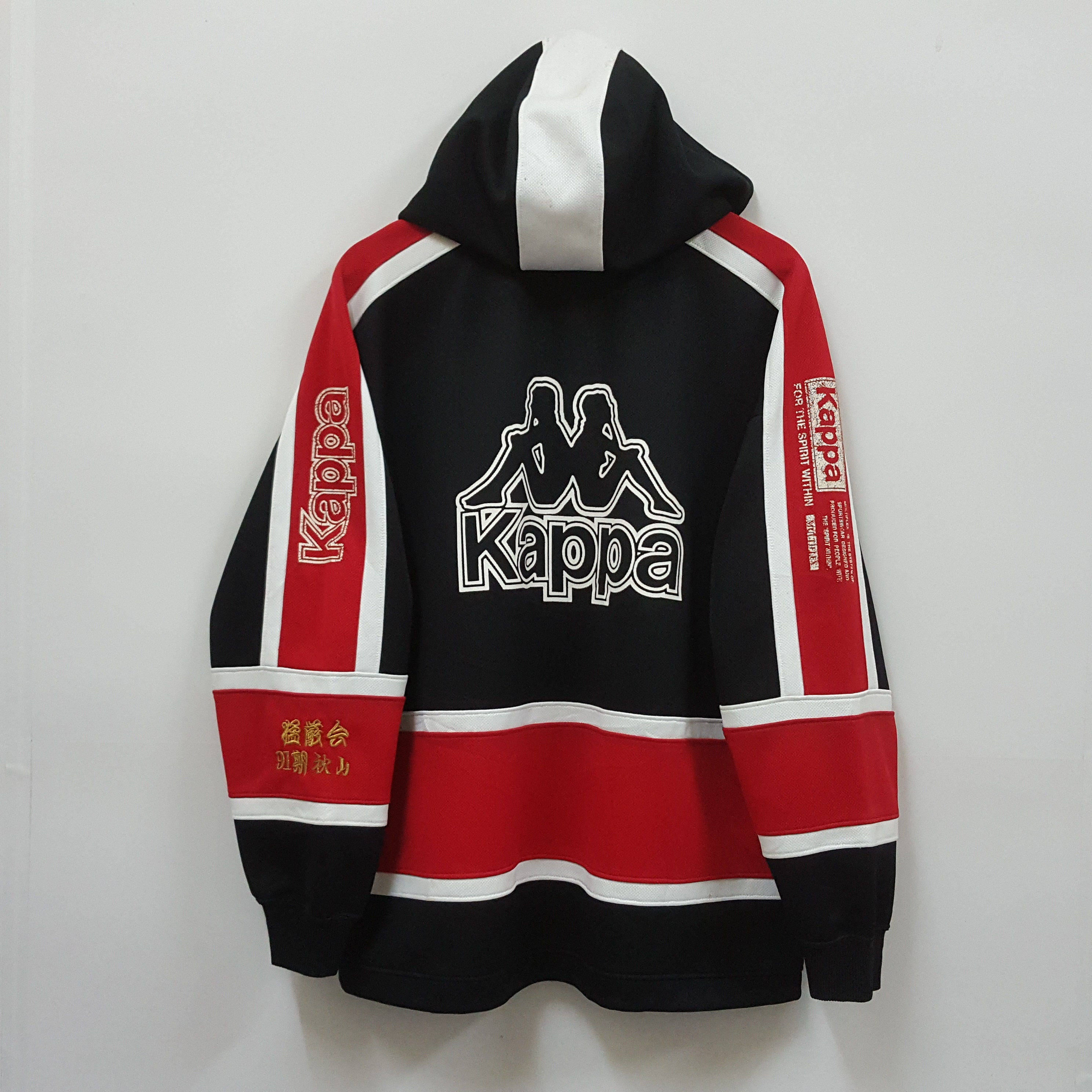 Vintage KAPPA Hoodies Big Logo Pullover Hiphop Swag Streetwear Vintage Clothing