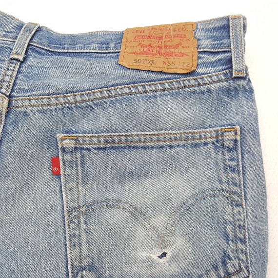 Vintage LEVI'S American Distressed Kurt Cobain St… - image 5