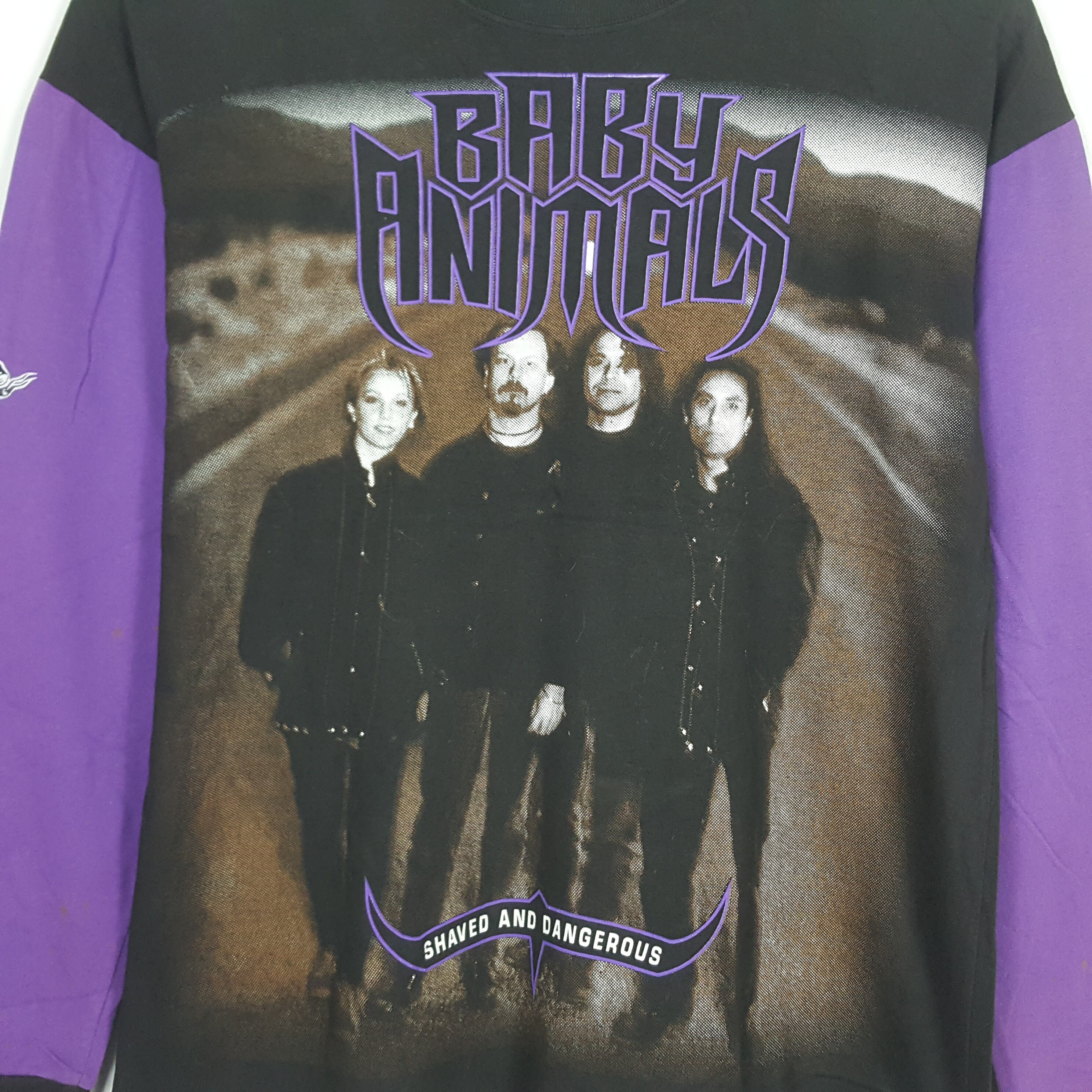 Vintage 90's BABY ANIMALS Australia Hard Rock Band Nice Design Line up