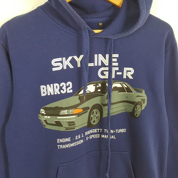 Sweatshirt Vintage Nissan Skyline GT-R R34 – Cadeau Pour Fans De Voitures JDM Et Tuning