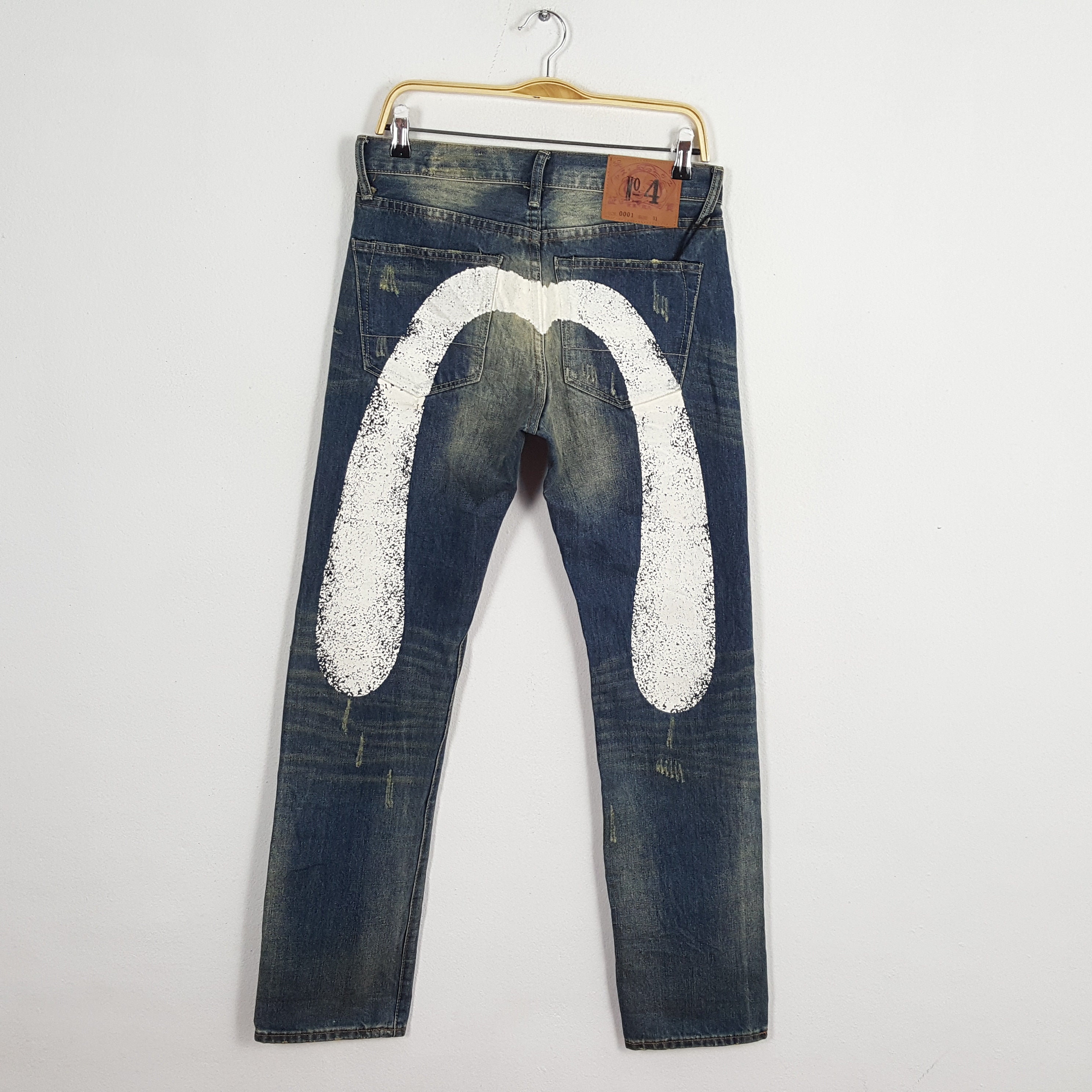 Vintage EVISU Japanese Brand Daicock Style Denim Jeans Denim image