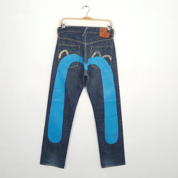 Vintage EVISU Japanese Brand Daicock Custom Denim Jeans - Etsy