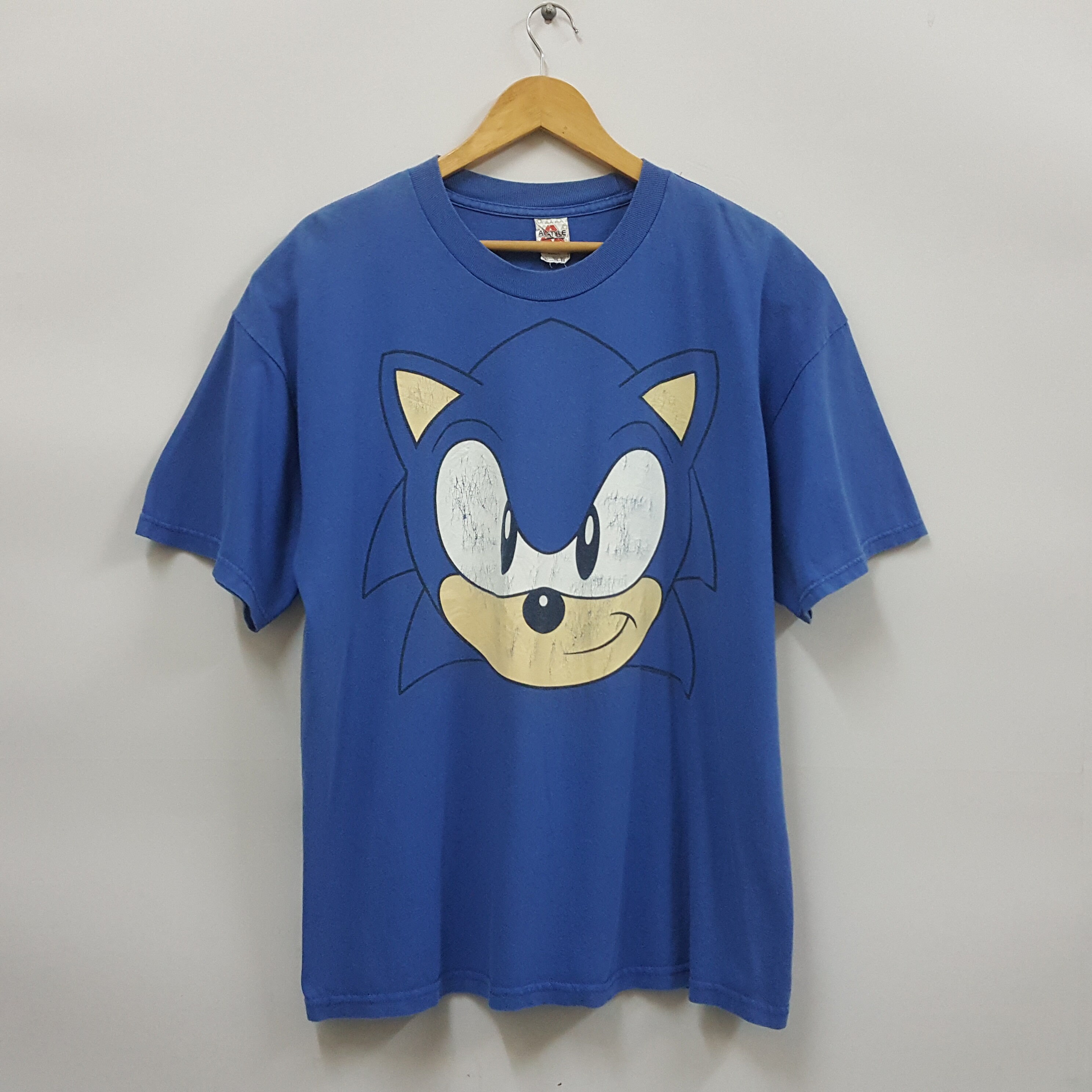 Sonic Classic Head Unisex T-Shirt The Hedgehog Sega – Fancy Dress For You