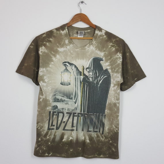 Vintage LED ZEPPELIN American Rock Band Tye Dye t… - image 1