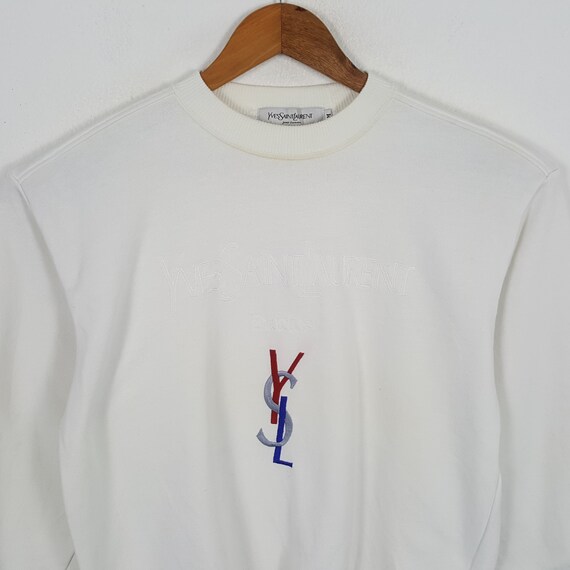 Sudaderas vintage de marca italiana YVES SAINT LAURENT Etsy Espana