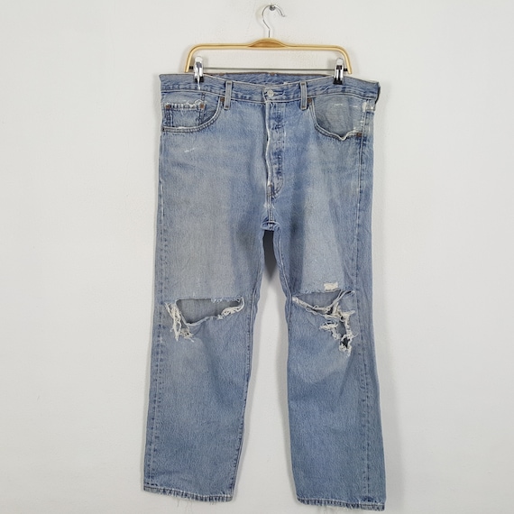 Vintage LEVI'S American Distressed Kurt Cobain St… - image 1