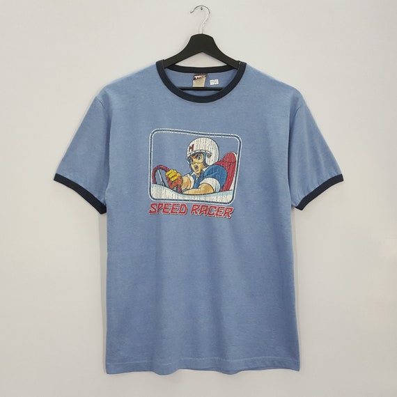Vintage Speed Racer Japanese Anime ringer t-shirt