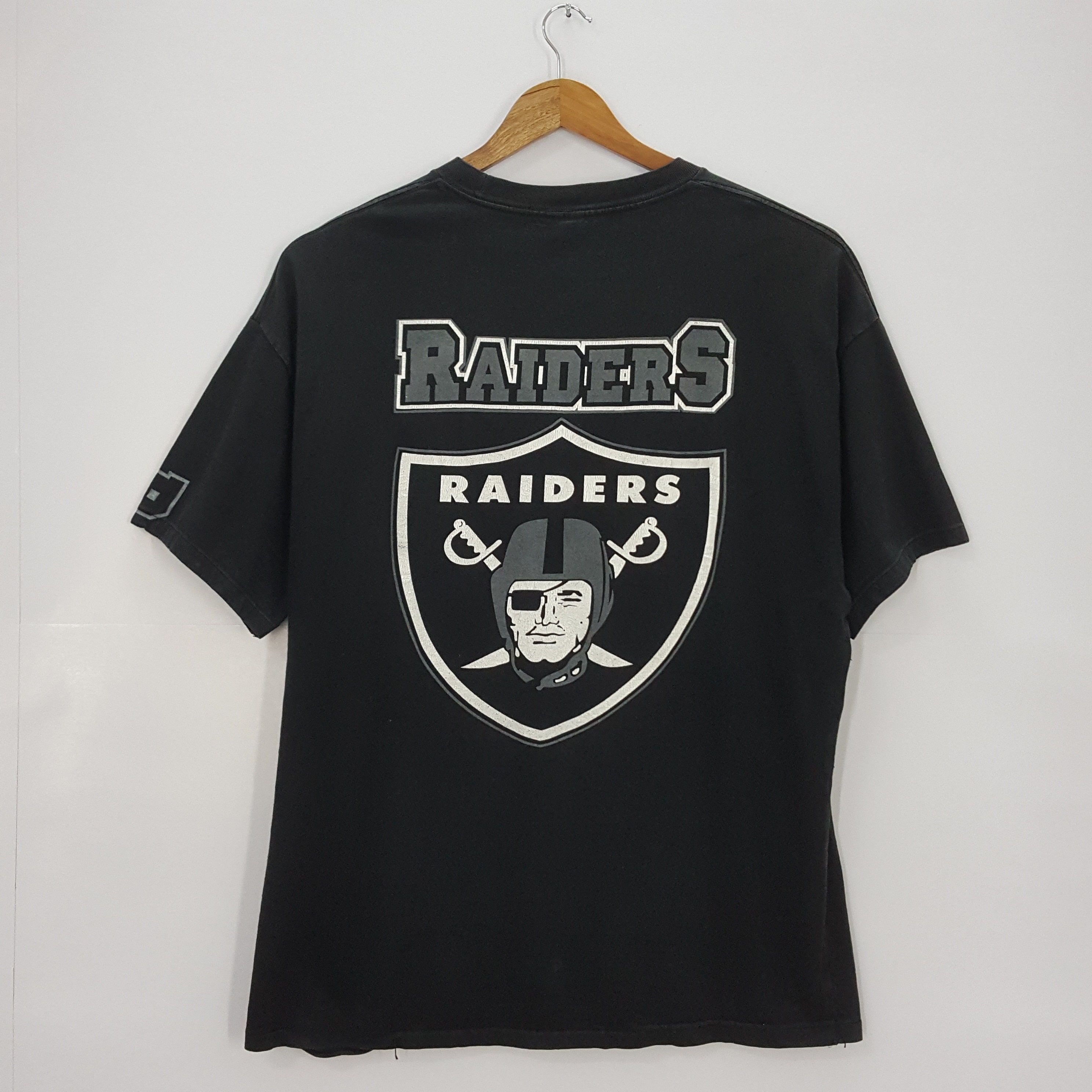 Vintage RAIDERS American NFL big logo t-shirt | Etsy