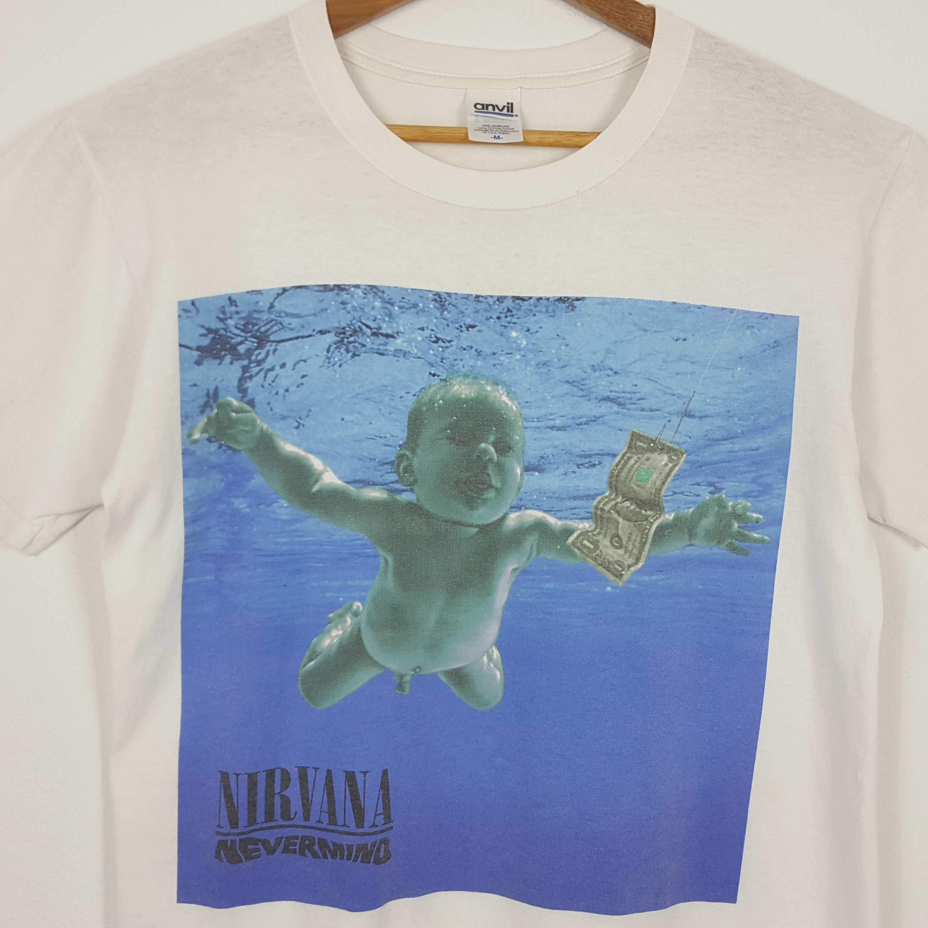 Buy Vintage Nirvana American Grange Nevermind Album T-shirt Online 