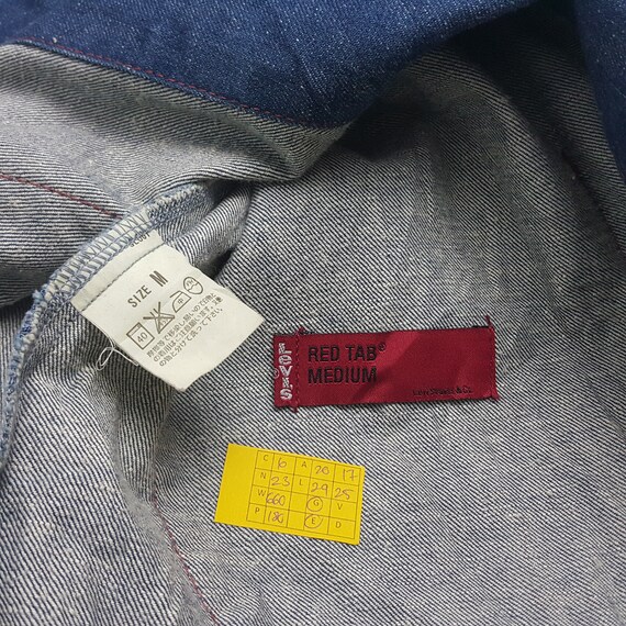 Vintage Levi's Red Tap Japanese Style Denim Jacket - image 9
