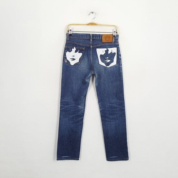Vintage HYSTERIC GLAMOUR Japanese Brand Face Design Jeans - Etsy 