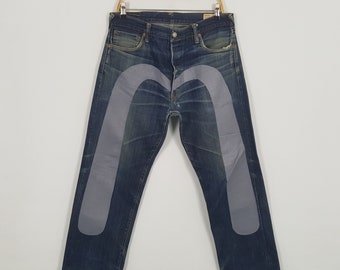 Vintage EVISU japanische Marke Daicock Custom Style Jeans