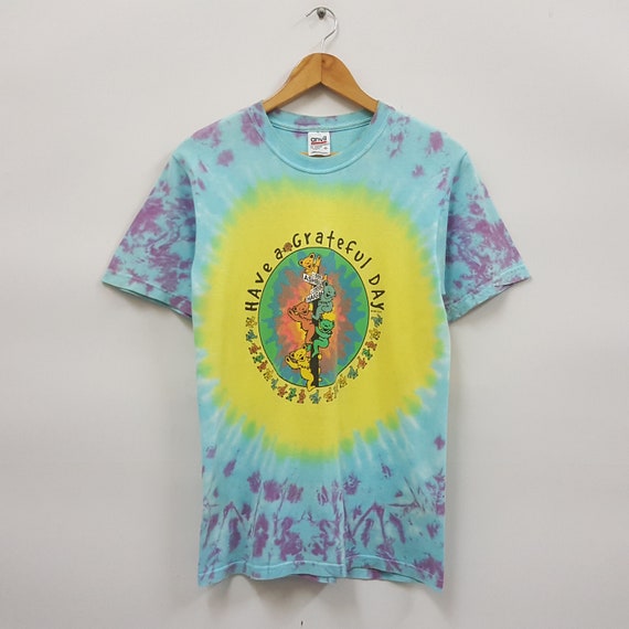 Vintage 90's Grateful Dead American band tie dye … - image 1