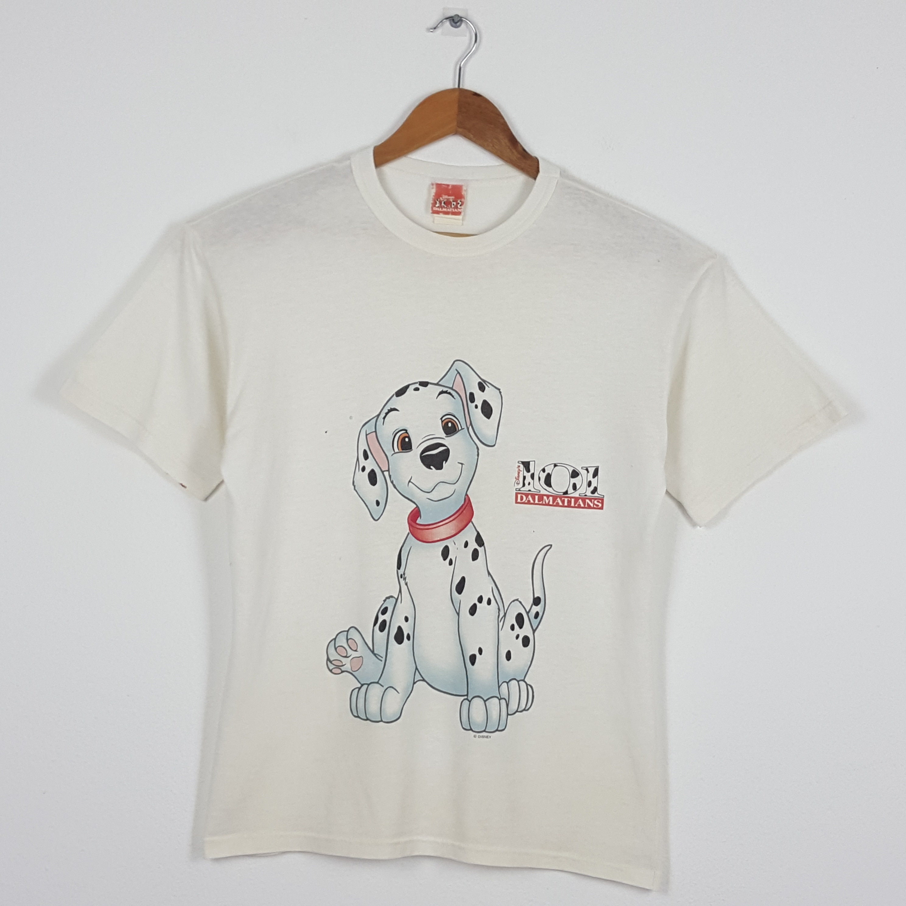 Disney 101 Dalmatians Pongo and Perdita Family - Short Sleeve Cotton  T-Shirt for Adults - Customized-White