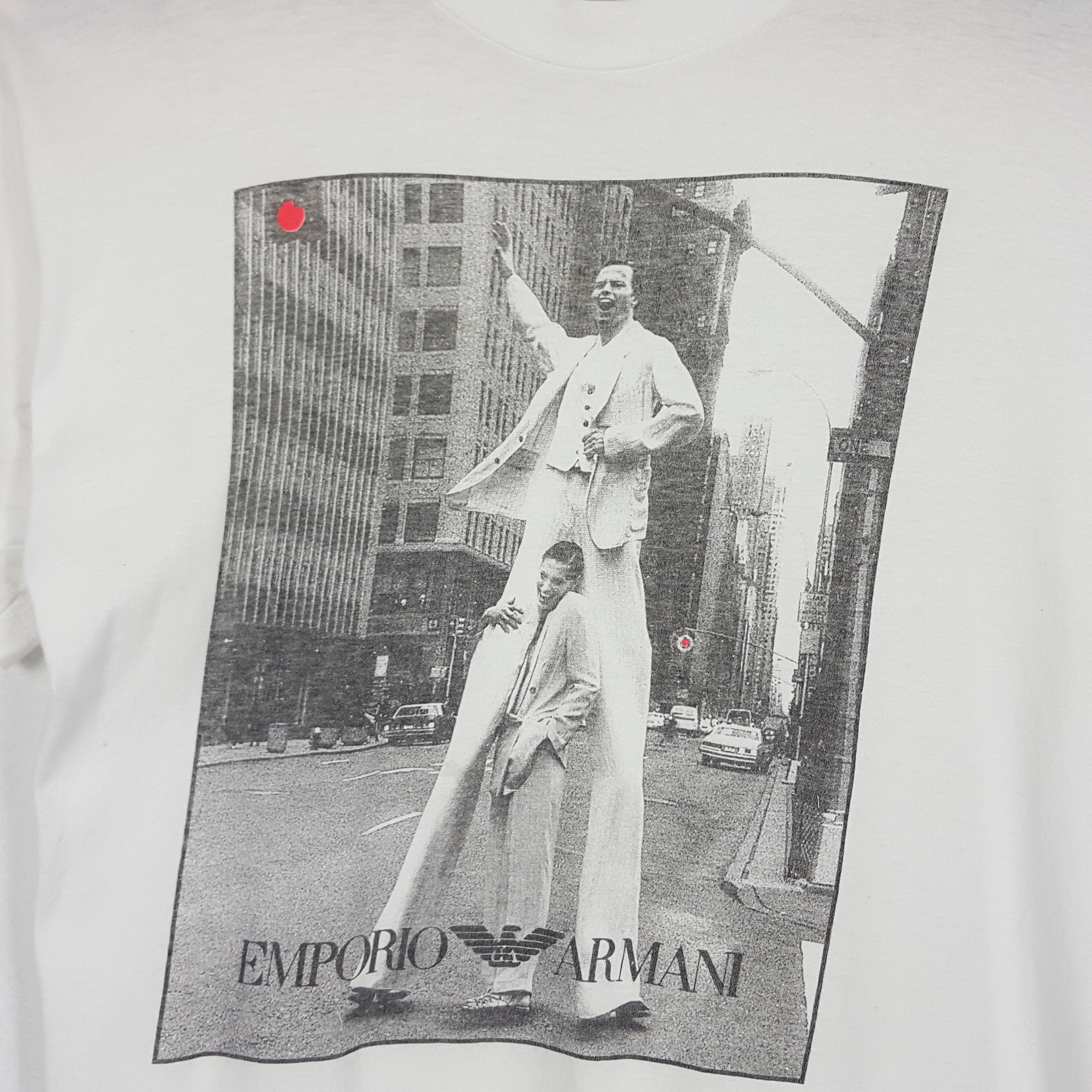 美品 EMPORIO ARMANI フォトT 90s Bruce Weber - institutoates.com.br